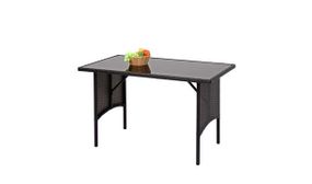 Rattan Garden Dining Table