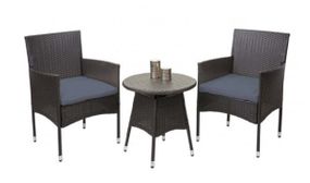 2 Seater Rattan Bistro Garden Set