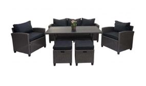 Verona 7 Seater Rattan Set