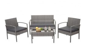 Montpellier 4 Seater Rattan Garden Set