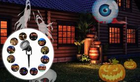 12 Slide Laser Light Projector - Halloween, Christmas, Birthdays & More 