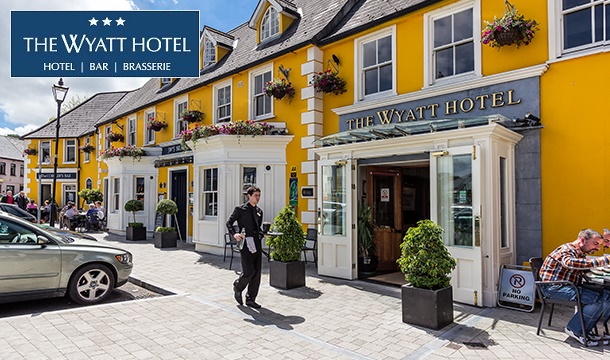 1, 2 or 3 Night Stay for 2 with Full Irish Breakfast, Tea/Coffee & Scones on Arrival & a Late Checkout at The Wyatt Hotel, Westport, Co. Mayo