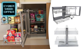 Magic Corner Pull Out Kitchen Cupboard Drawers