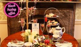 Festive Afternoon Tea for 2 with a Bottle of Prosecco Option