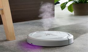 4-in-1 Rechargeable Robot Mop with UV Disinfection and Humidifier - Air Freshener Klinbot InnovaGoods