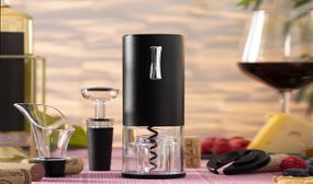 Rechargeable Electric Corkscrew with Accessories for Wine Corklux InnovaGoods